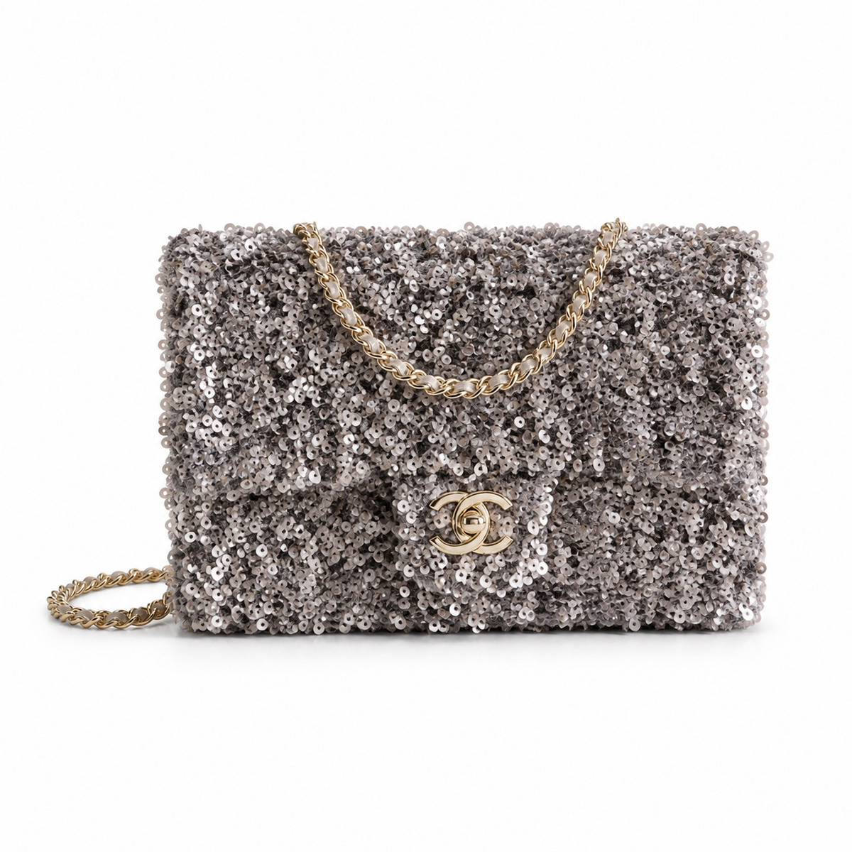 Chanel CC Quilted Small Flap Bag | Gold Hardware & Chain — 20cm