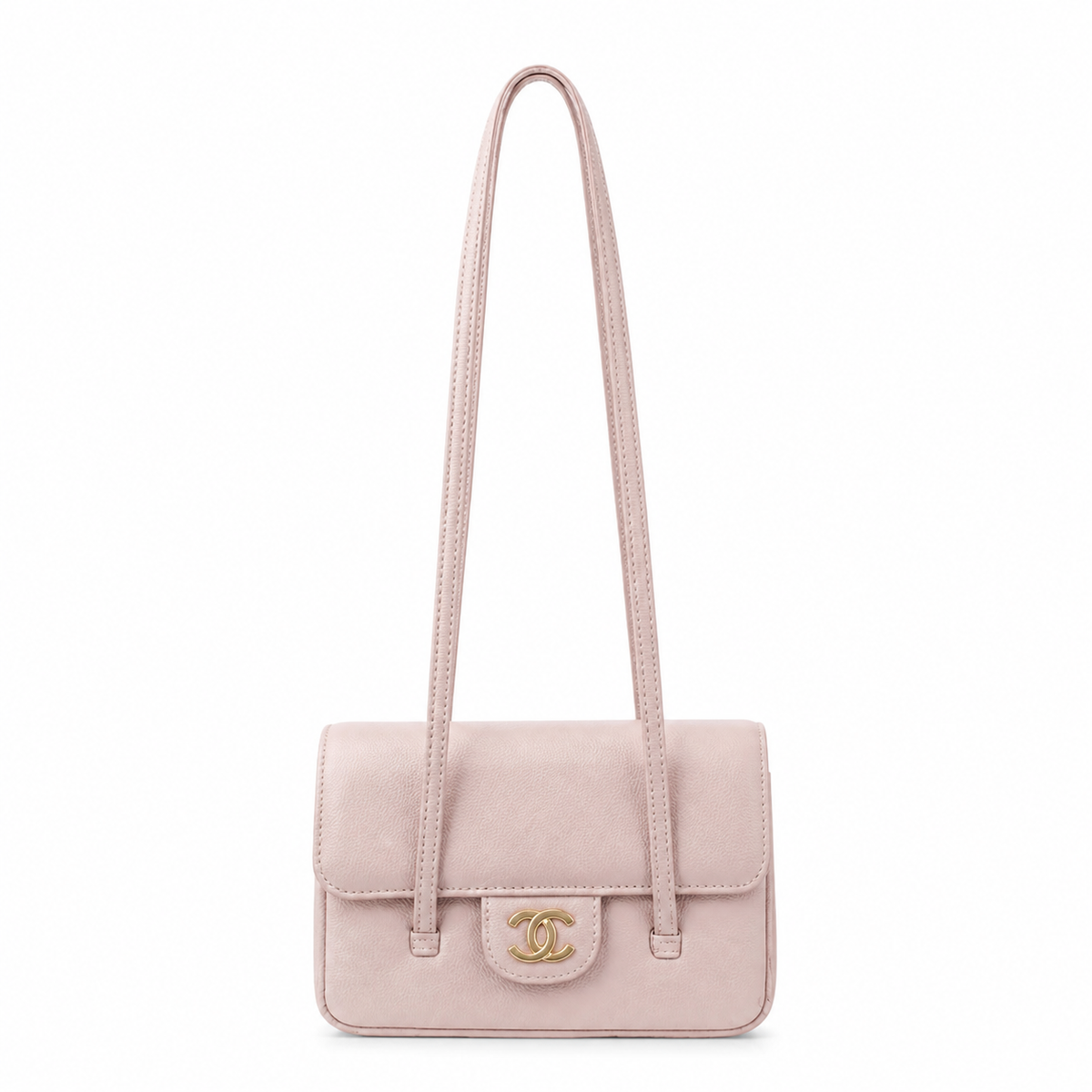 Chanel Classic Quilted Mini Flap Bag | CC Turn-Lock Chain Strap — 17cm