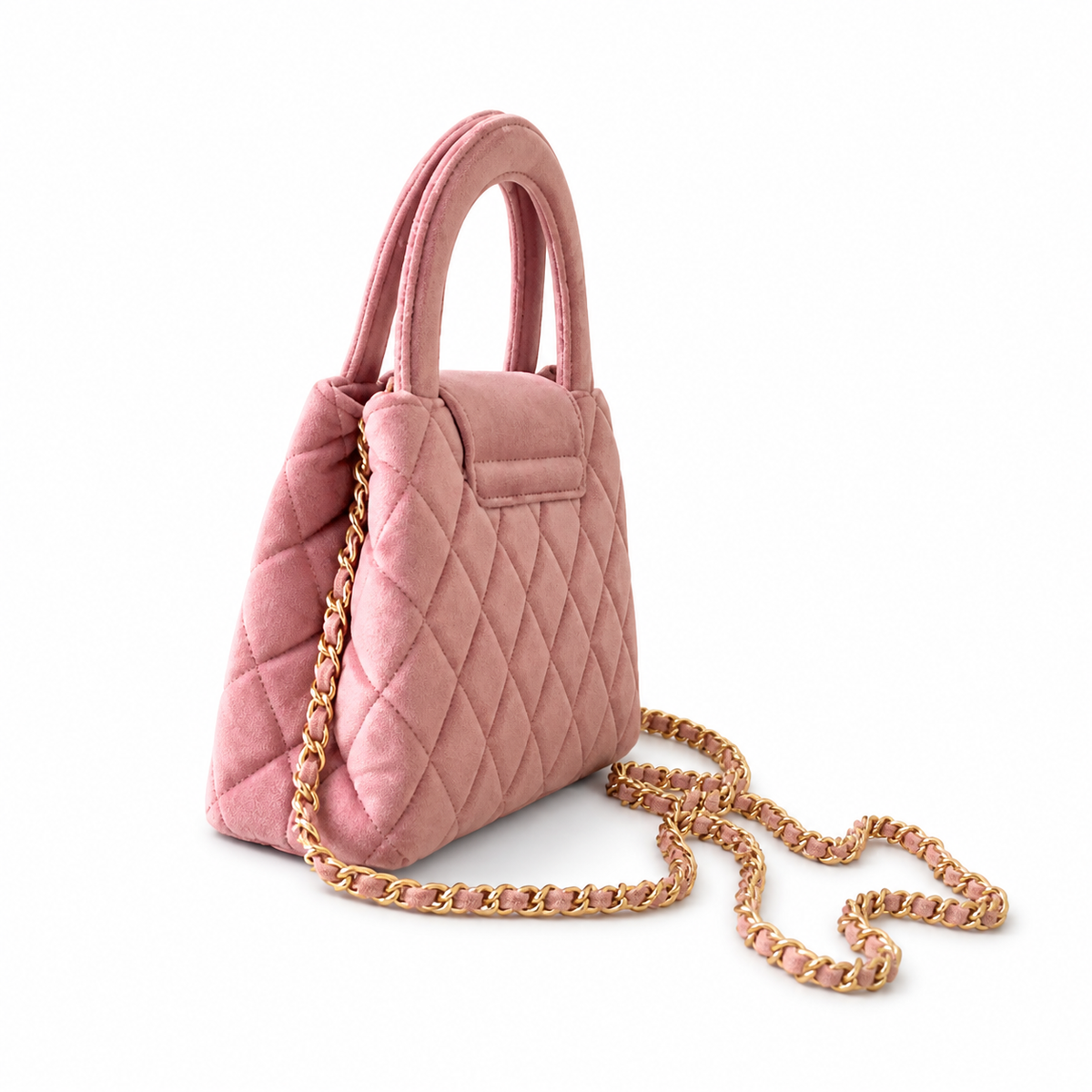 Chanel Classic Quilted Mini Flap Bag | CC Turn-Lock Leather Chain Strap — 13x19cm
