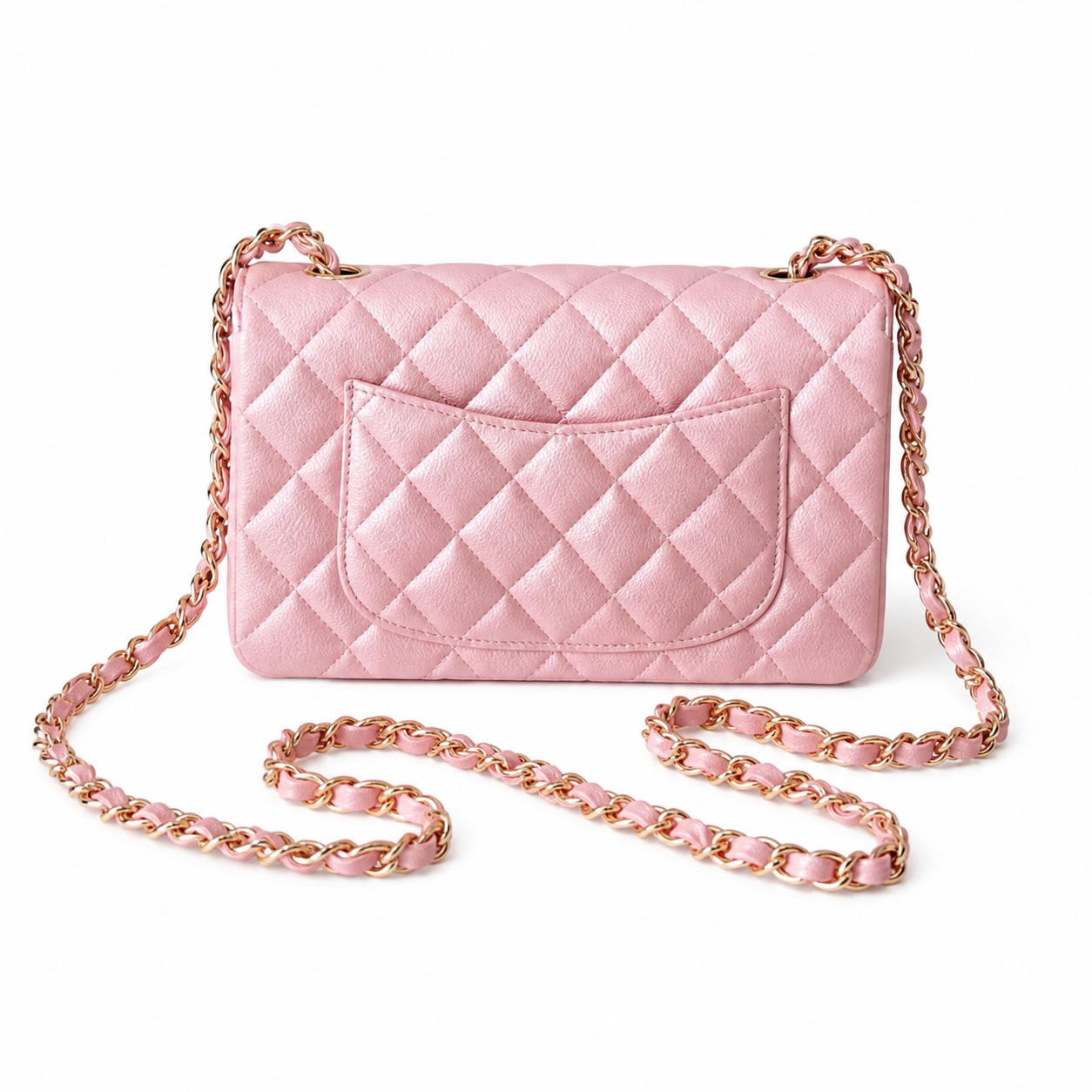 Chanel Classic Quilted Small Flap Bag | CC Hardware & Gold Chain — 20cm