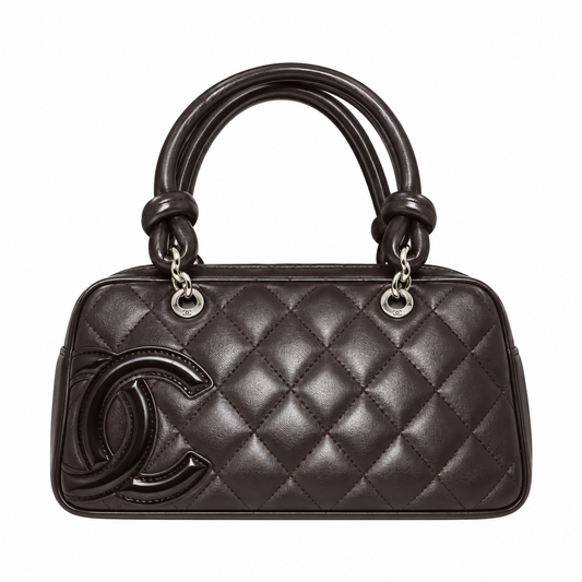 Chanel Compact Quilted Shoulder Bag 21cm