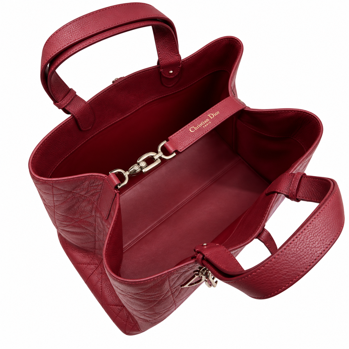 Dior Cannage Quilted Travel Shoulder Tote 37cm