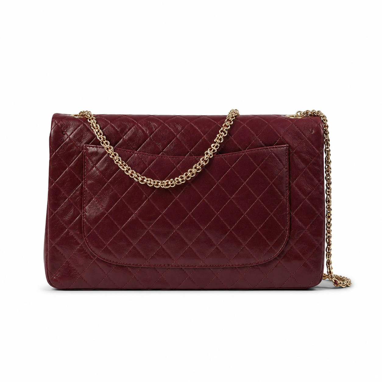 Chanel Classic Quilted Large Shoulder Bag | CC Hardware & Gold Chain — 31cm