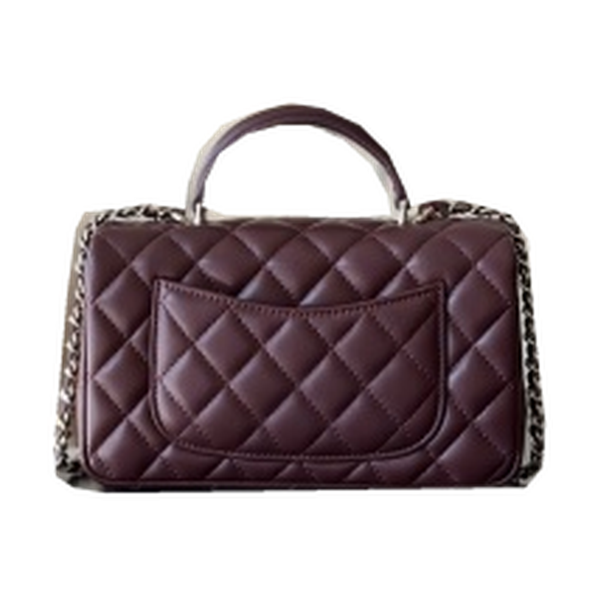 Chanel Quilted Travel Flap Handbag 20cm