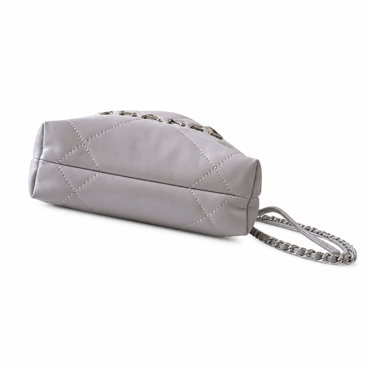 Chanel Classic Quilted Mini Tote Bag | CC Hardware Leather Chain Strap — 19x20cm