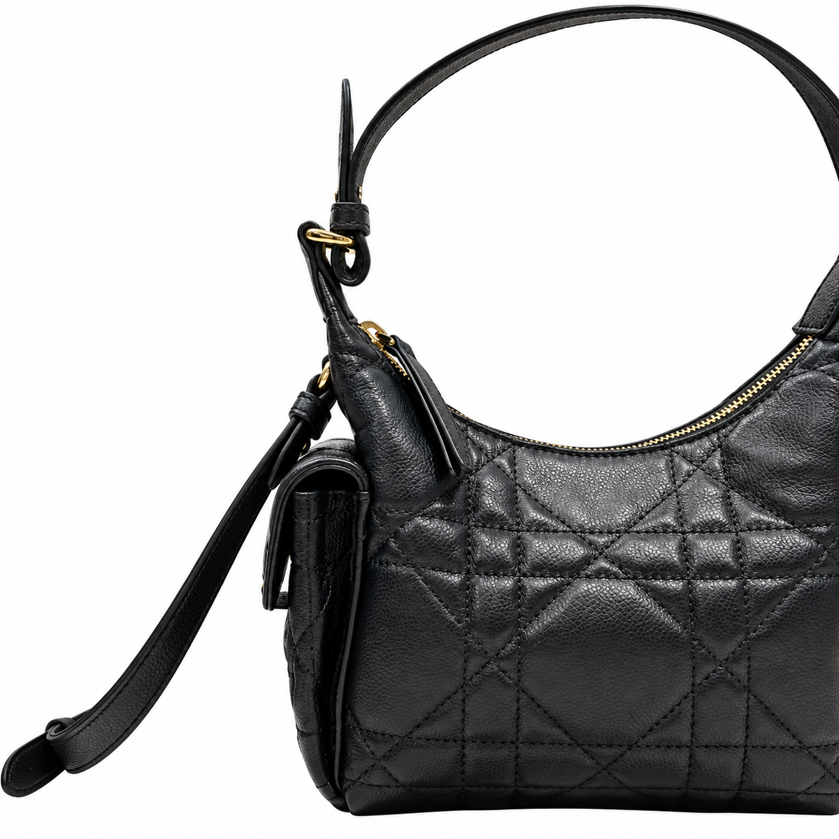 Dior Cannage Quilted Box Top Handle Bag 19cm