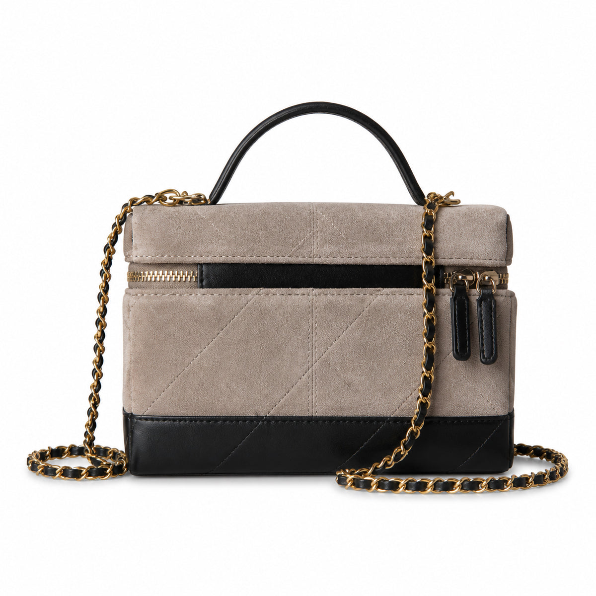 Chanel Classic Quilted Square Flap Bag | CC Hardware & Gold Chain — 19.5cm