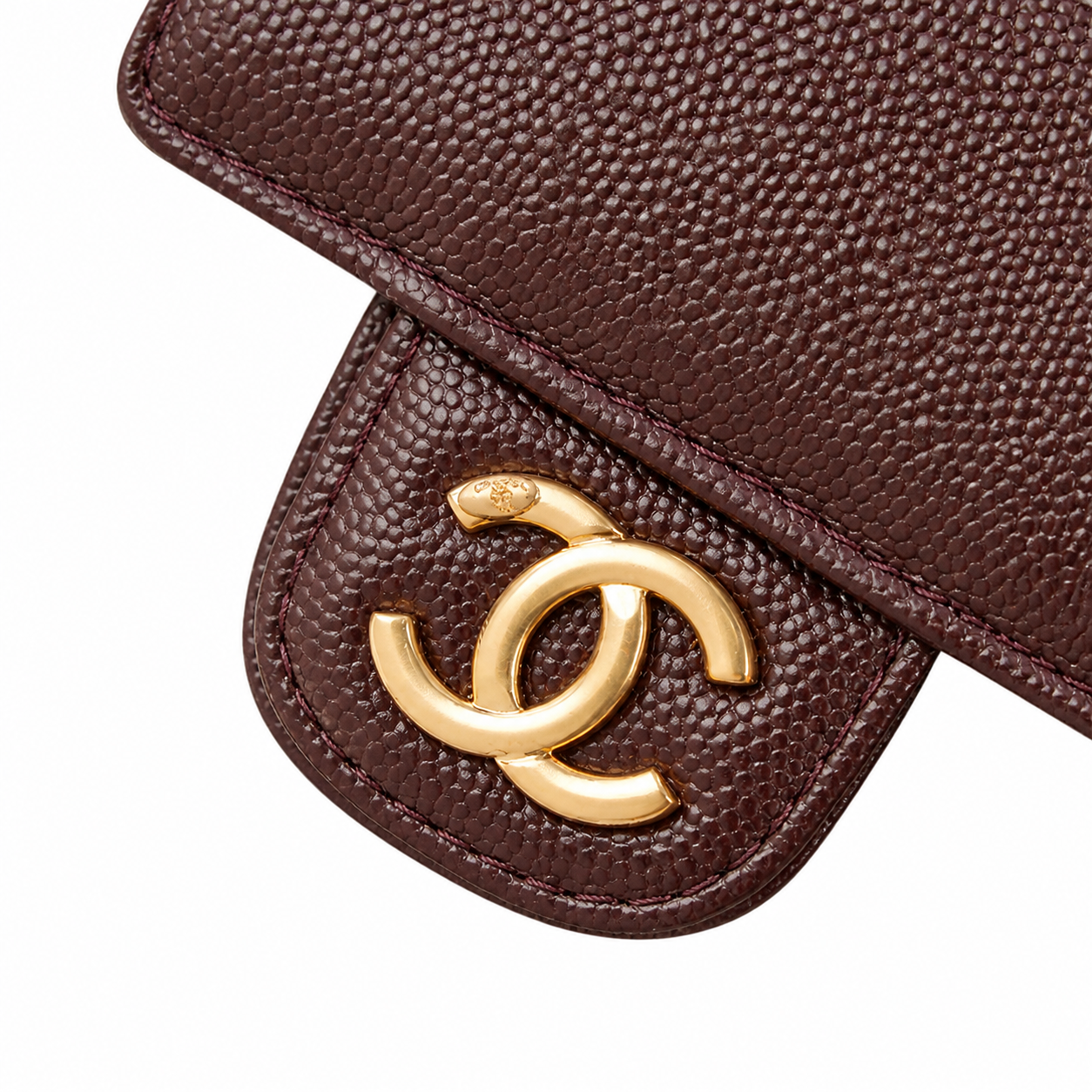 Chanel Classic Quilted Mini Flap Bag | CC Turn-Lock Chain Strap — 17cm