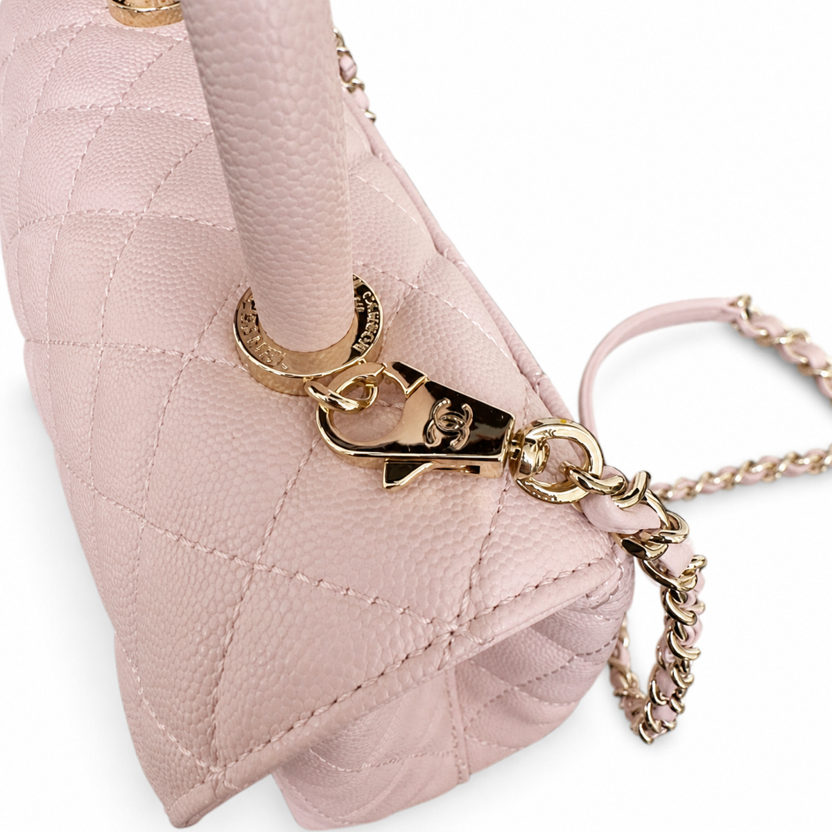 Chanel Classic CC Quilted Flap Bag | Gold Hardware & Chain — 24cm