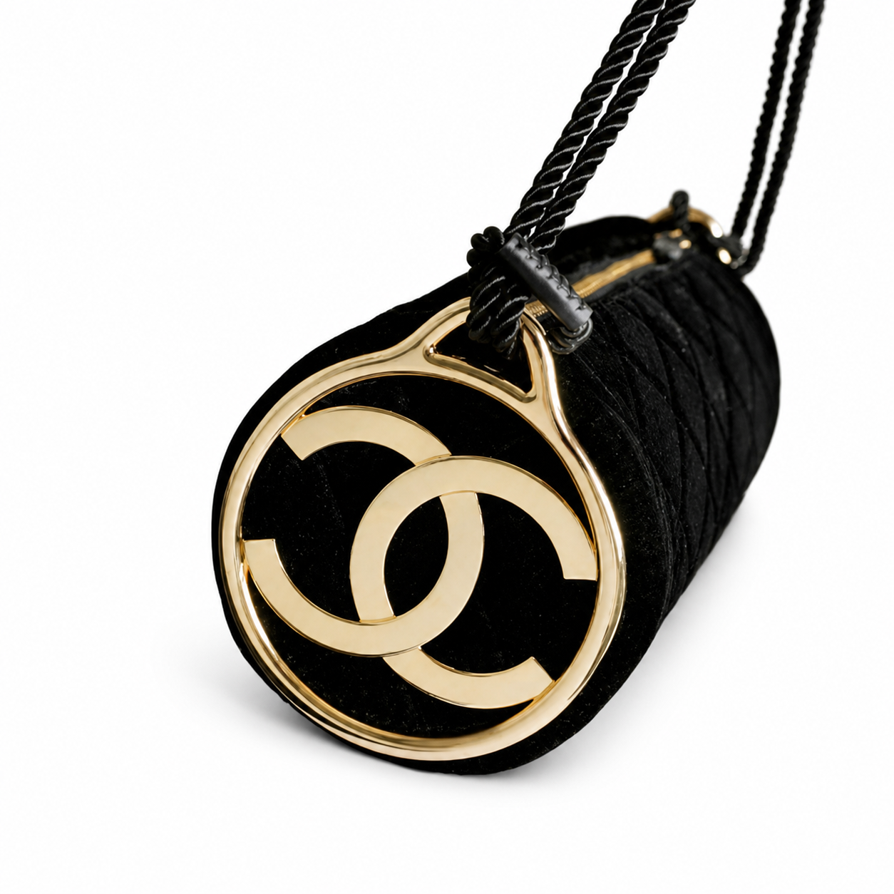 Chanel Quilted Vertical Flap Bag | CC Turn-Lock & Chain — 23.5cm
