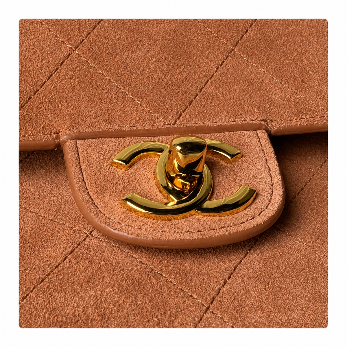 Chanel CC Quilted Medium Flap Bag | Gold Hardware & Chain — 32cm