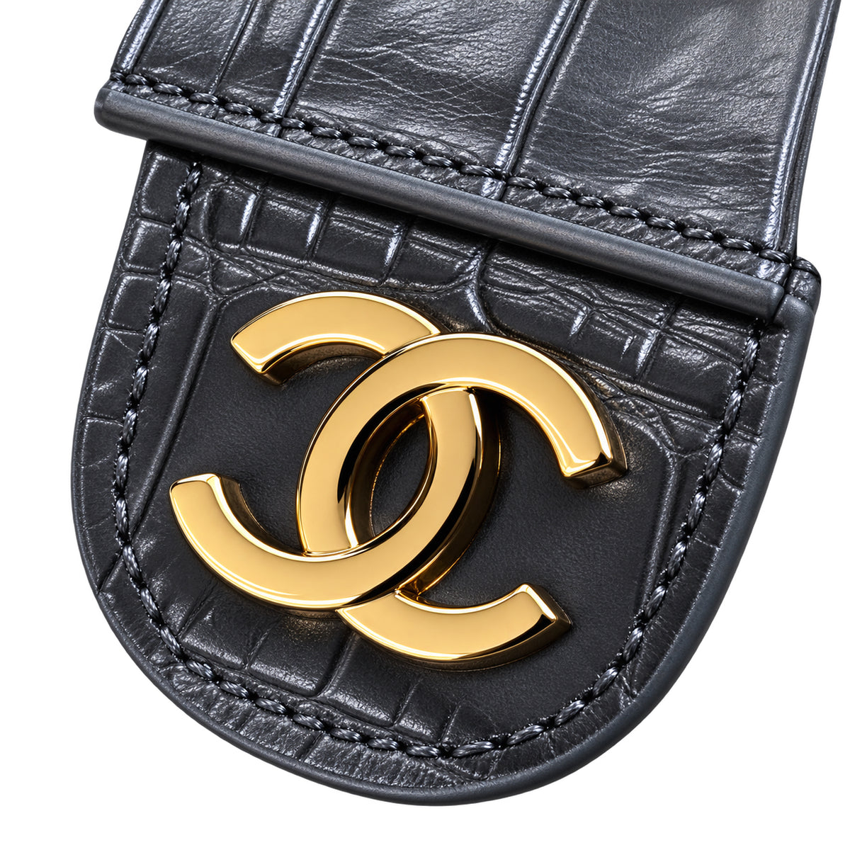 Chanel CC Quilted Top Handle Bag | Detachable Chain & Gold — 23cm