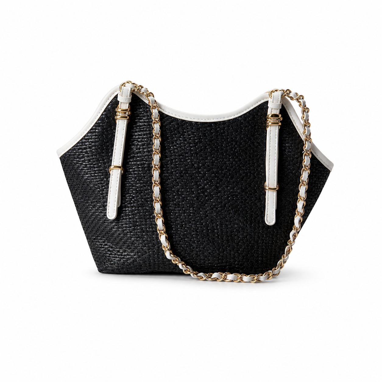 Chanel Classic Quilted Handbag | CC Hardware & Gold Chain — 28cm