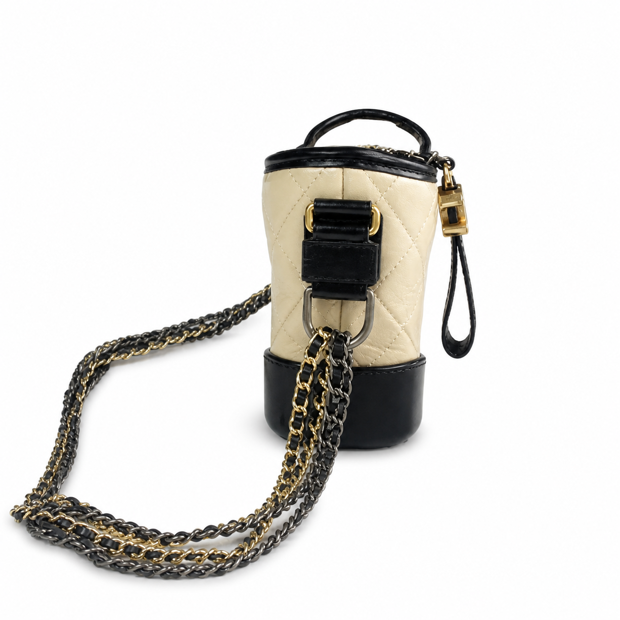 Chanel Classic Quilted Flap Bag | CC Turn-Lock Leather Chain Strap — 15x20cm