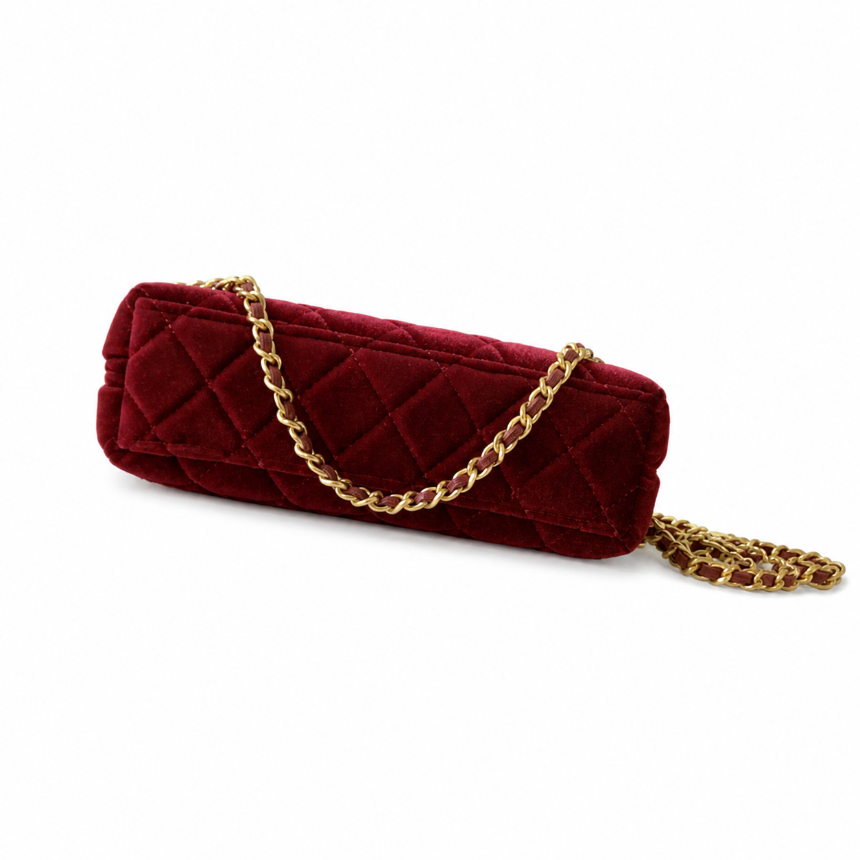 Chanel Classic Quilted Mini Flap Bag | CC Turn-Lock Leather Chain Strap — 13cm