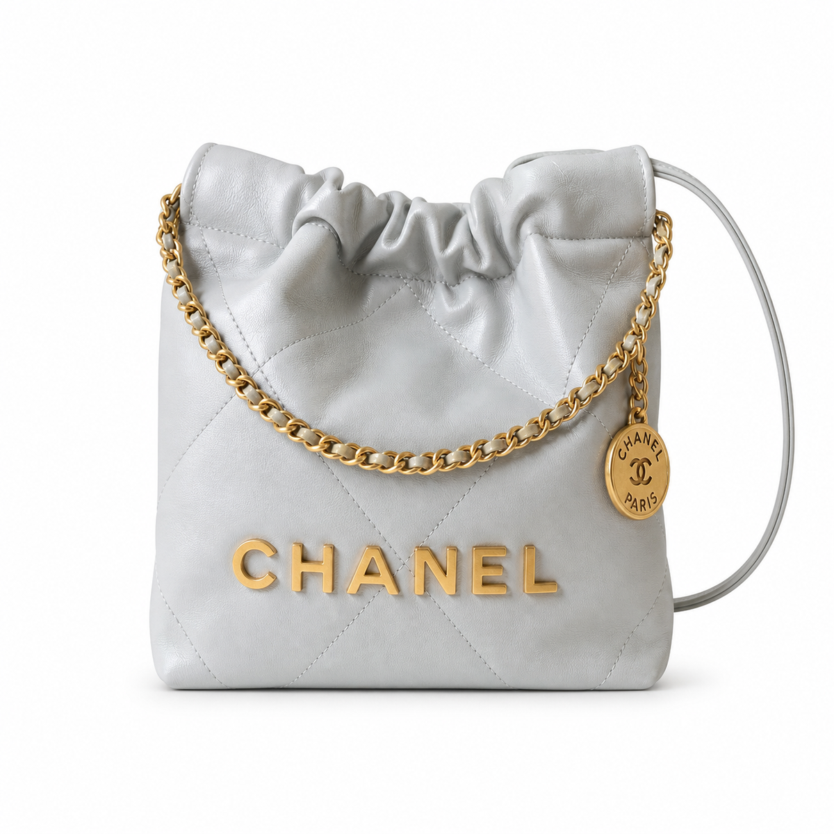 Chanel Classic Quilted Mini Tote Bag | CC Hardware Leather Chain Strap — 19x20cm