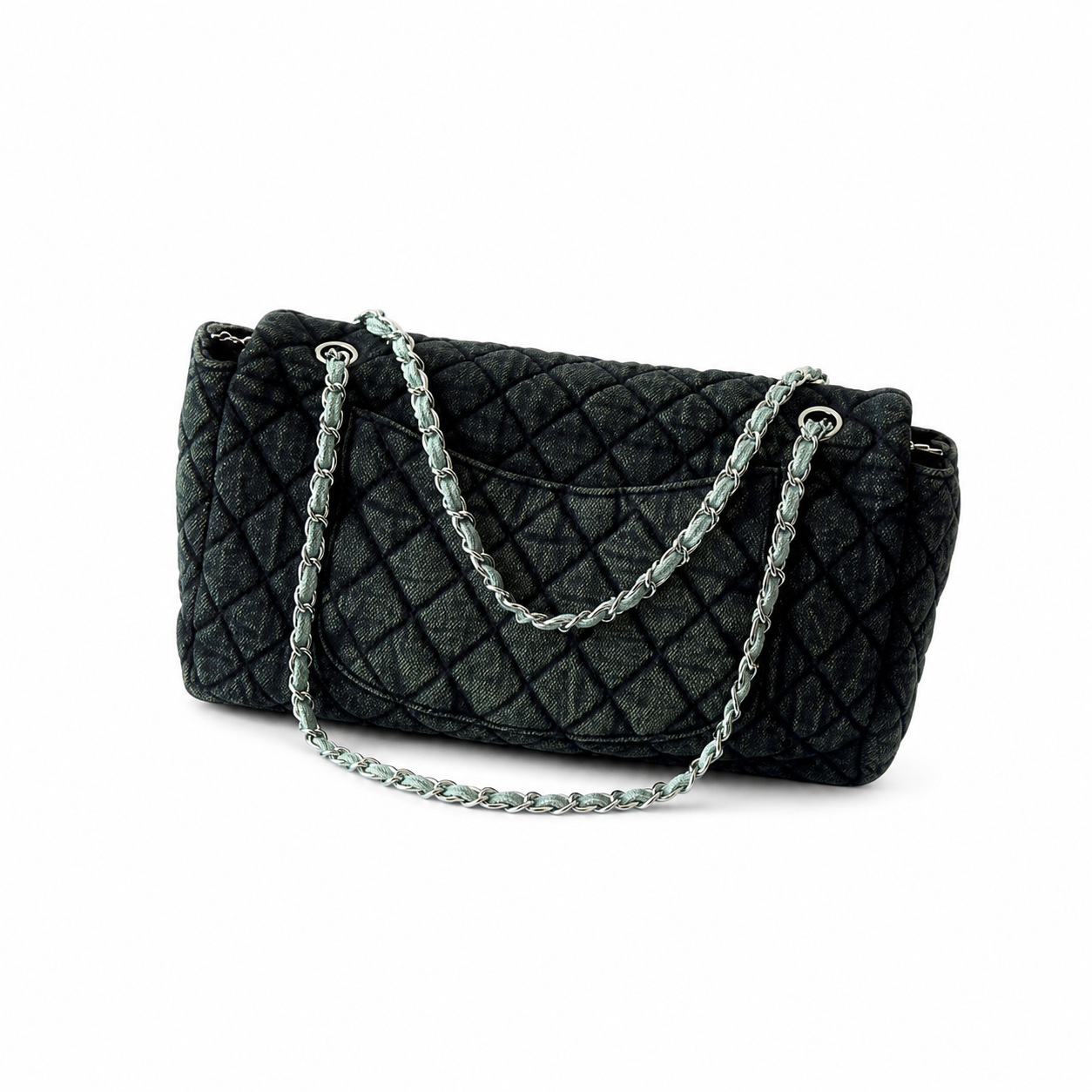 Chanel Classic Quilted Maxi Flap Bag | CC Hardware & Gold Chain — 33cm