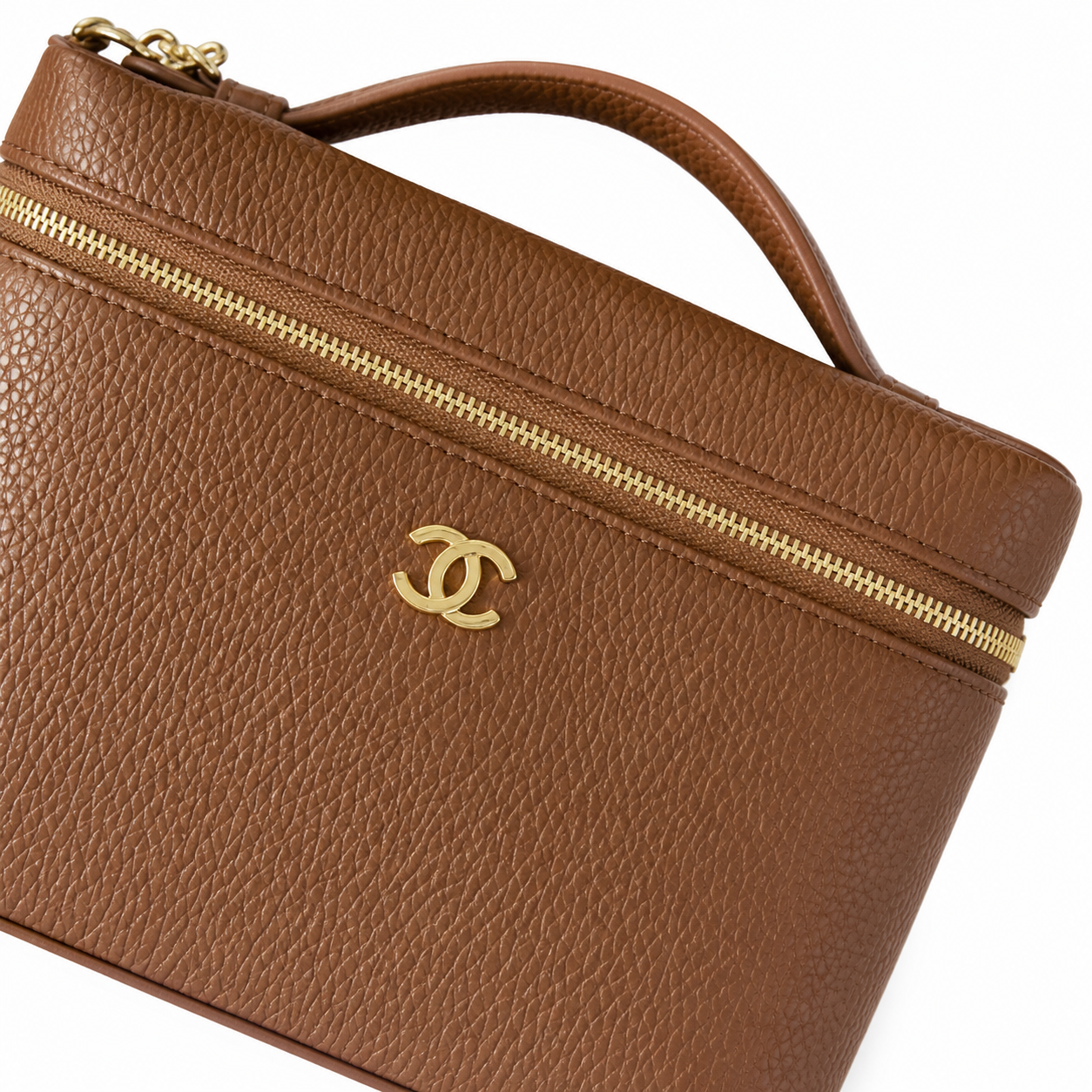 Chanel Burgundy Caviar Leather Wallet on Chain | Gold Chain — WOC