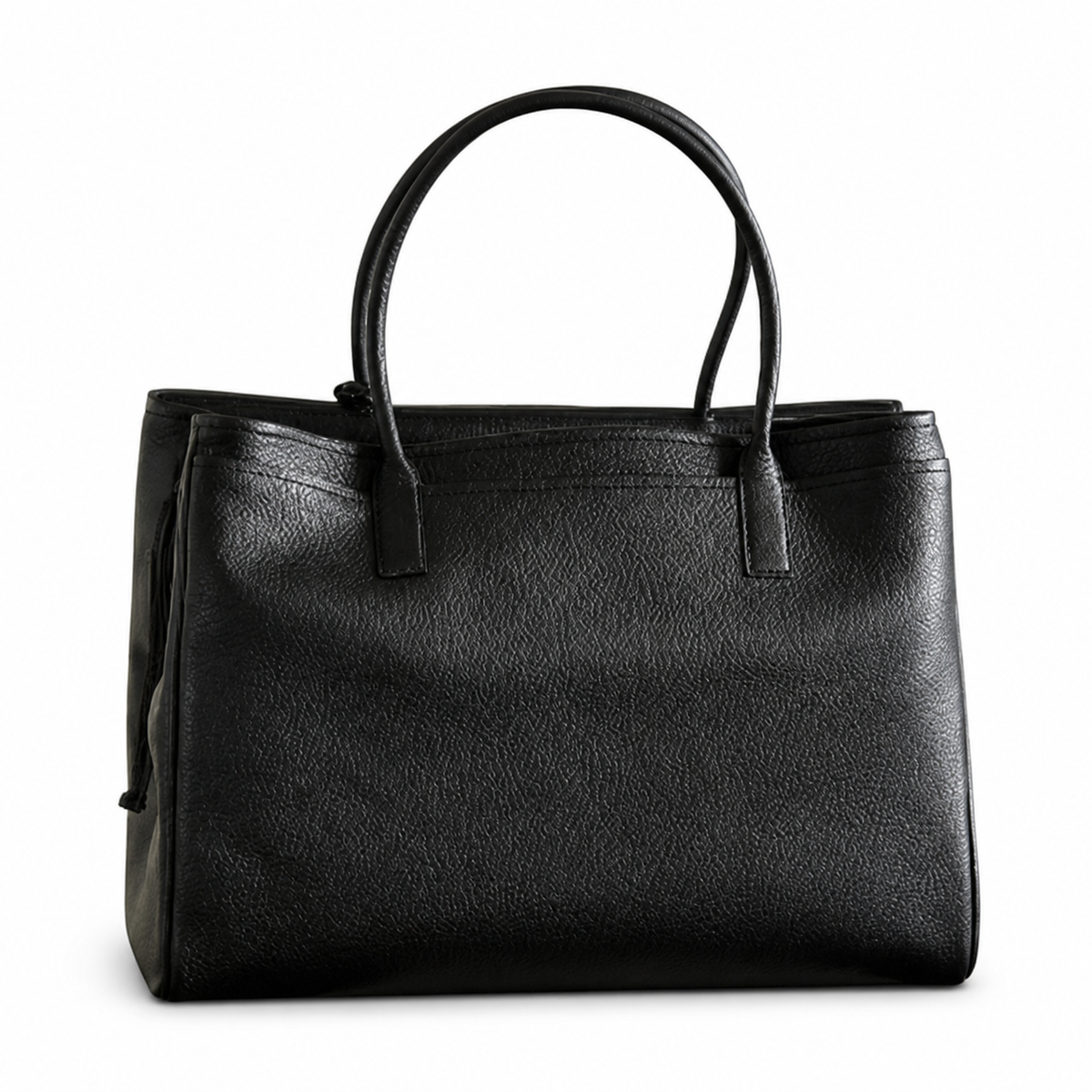 Chanel Large Tote Bag Black Pebbled Caviar Leather | Gold CC Turn-Lock — 43cm