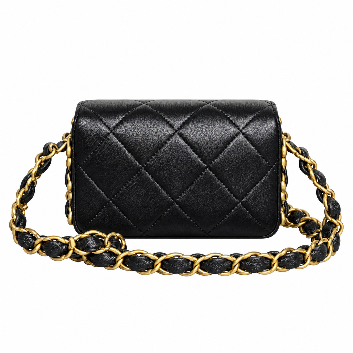 Chanel 19 Mini Flap Bag Black 17×12×5cm