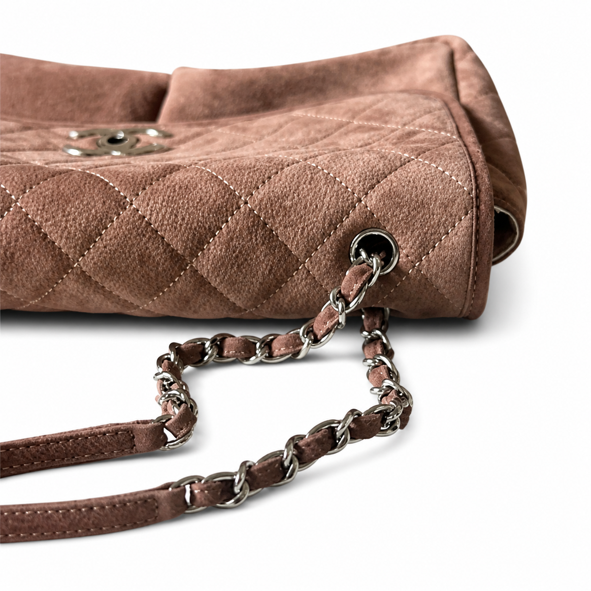 Chanel Classic Quilted Grand Flap Bag | CC Hardware & Gold Chain — 34cm