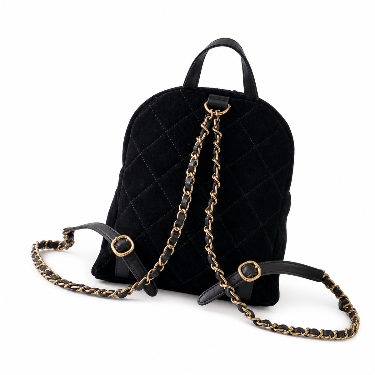 Chanel Classic Quilted Backpack | CC Hardware Chain Straps — 22cm