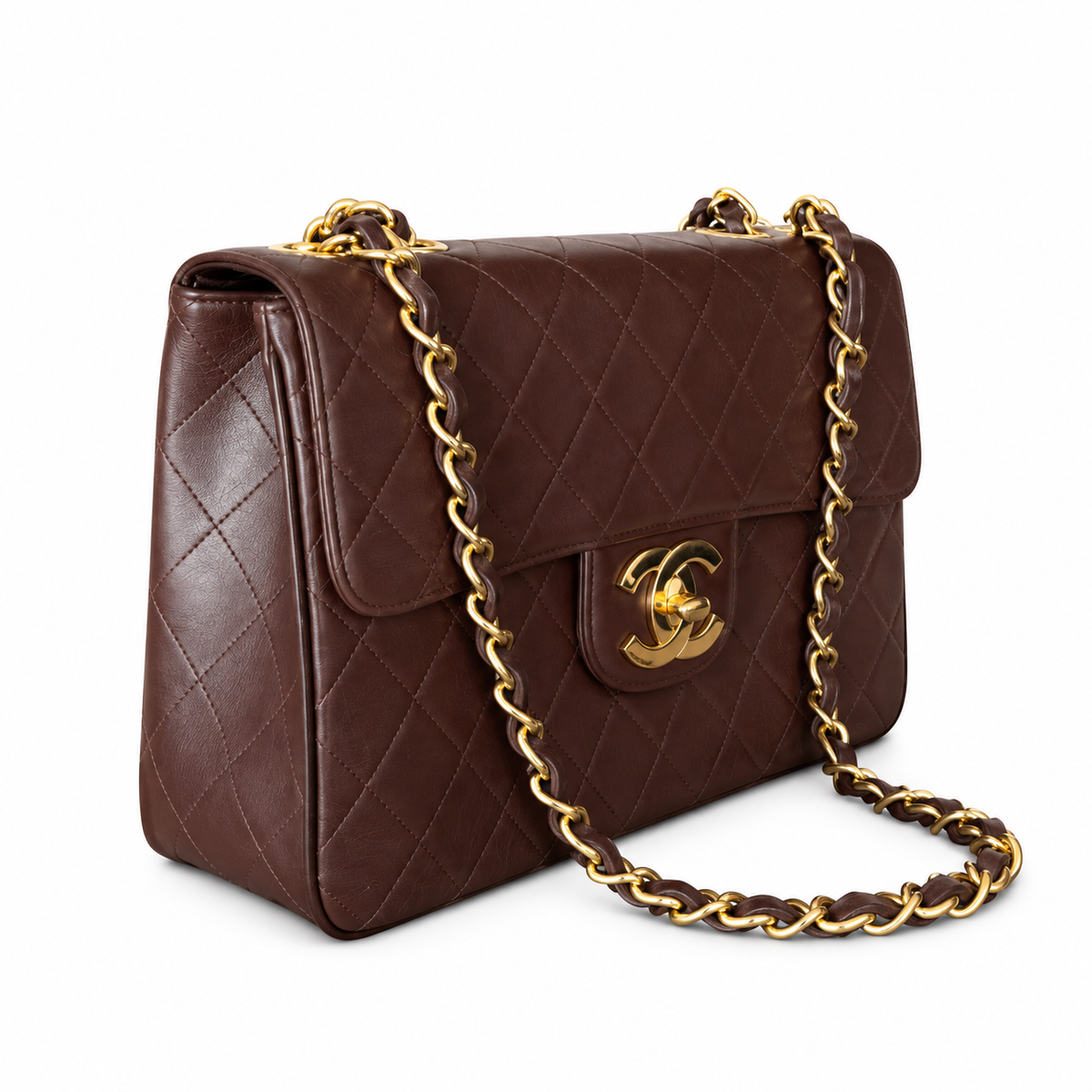 Chanel Quilted Work Tote Bag 30cm