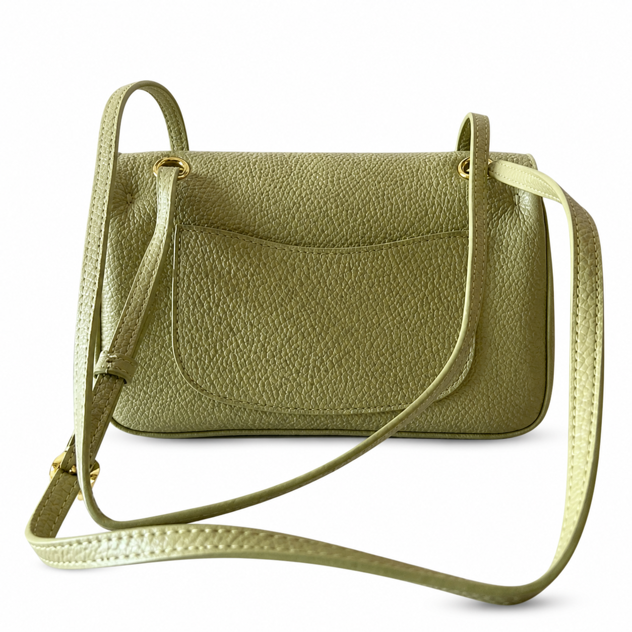 Chanel Mini Flap Bag Olive Green Caviar Leather | Gold CC Turn-Lock — 20cm