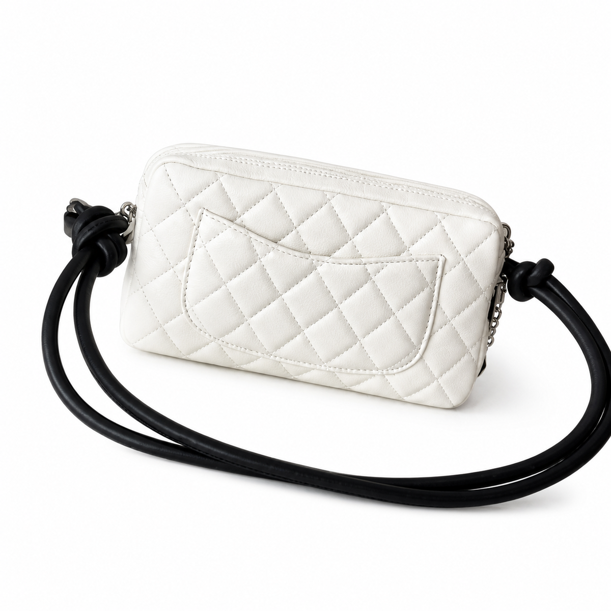 Chanel Quilted CC Mini Top Handle Evening Bag | Detachable Chain — 20cm