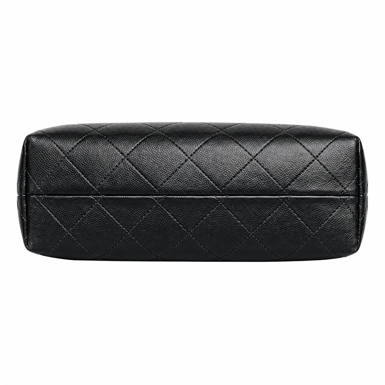 Chanel 24B Bicolor Suede Caviar Quilted Hobo Bag Camel Black 24×36×14cm