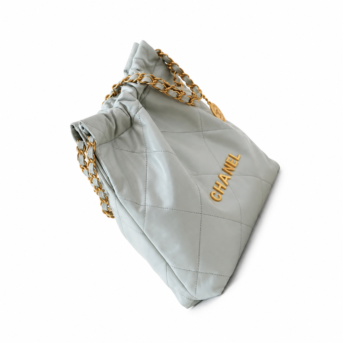Chanel Classic Quilted Tote Bag | CC Hardware Leather Chain Strap — 35x37cm