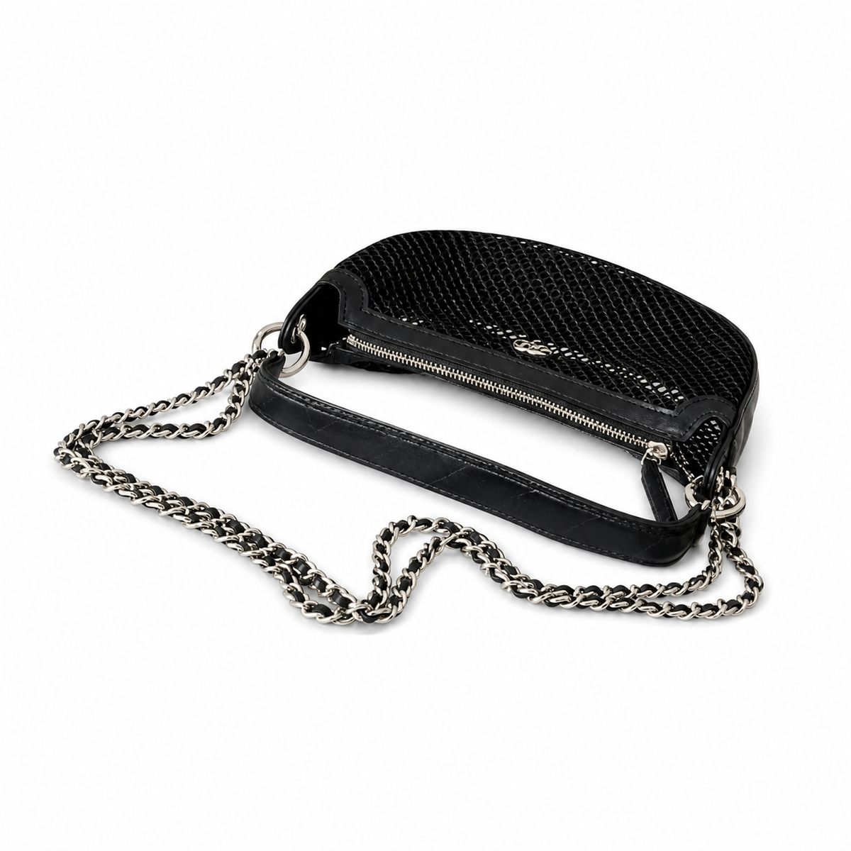 Chanel Quilted CC Small Top Handle Bag | Detachable Chain — 22cm