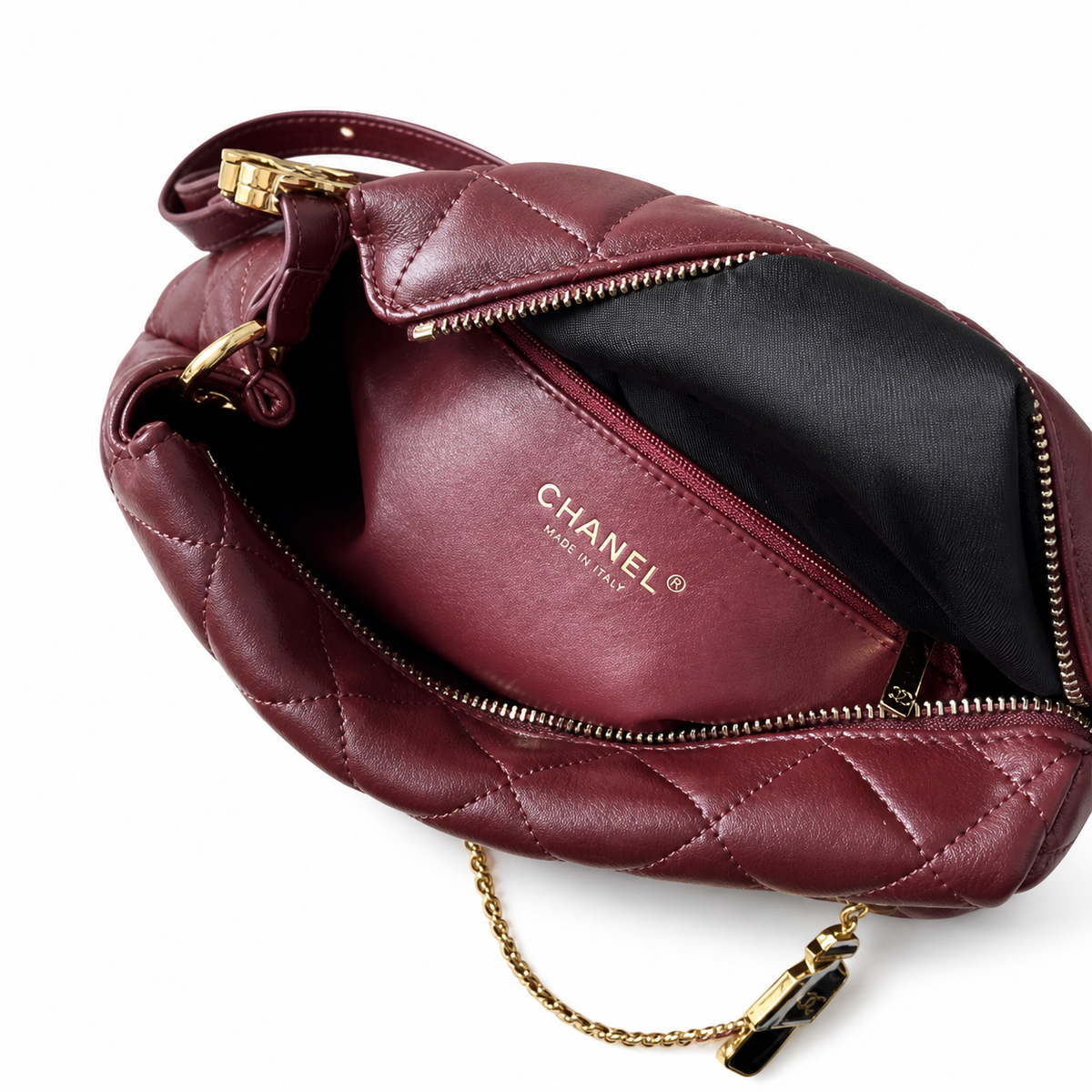 Chanel Classic Quilted Large Flap Bag | CC Hardware & Gold Chain — 29cm