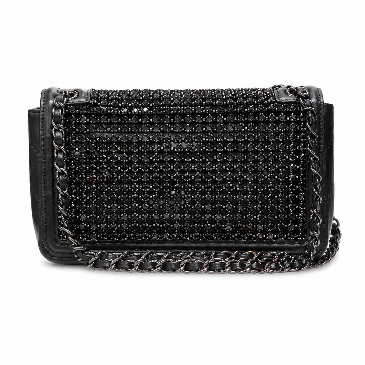 Chanel Classic Quilted Mini Vertical Flap Bag | CC Turn-Lock Chain Strap — 22.5cm