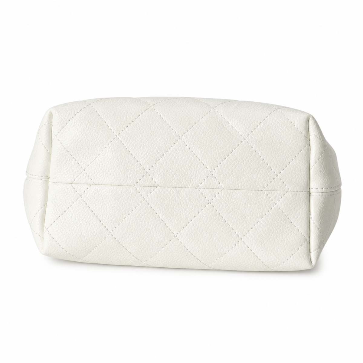 Chanel Classic Quilted Large Top Handle Handbag | CC Turn-Lock Chain Strap — 32cm