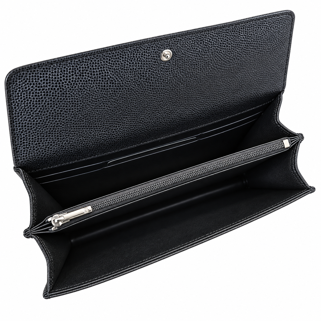 Chanel Trendy CC Quilted Caviar Top Handle WOC Black 19cm