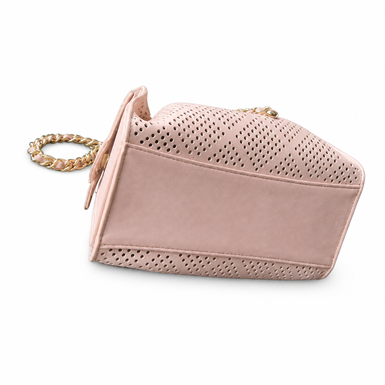 Chanel Classic Quilted Medium Top Handle Handbag | CC Turn-Lock Chain Strap — 20cm