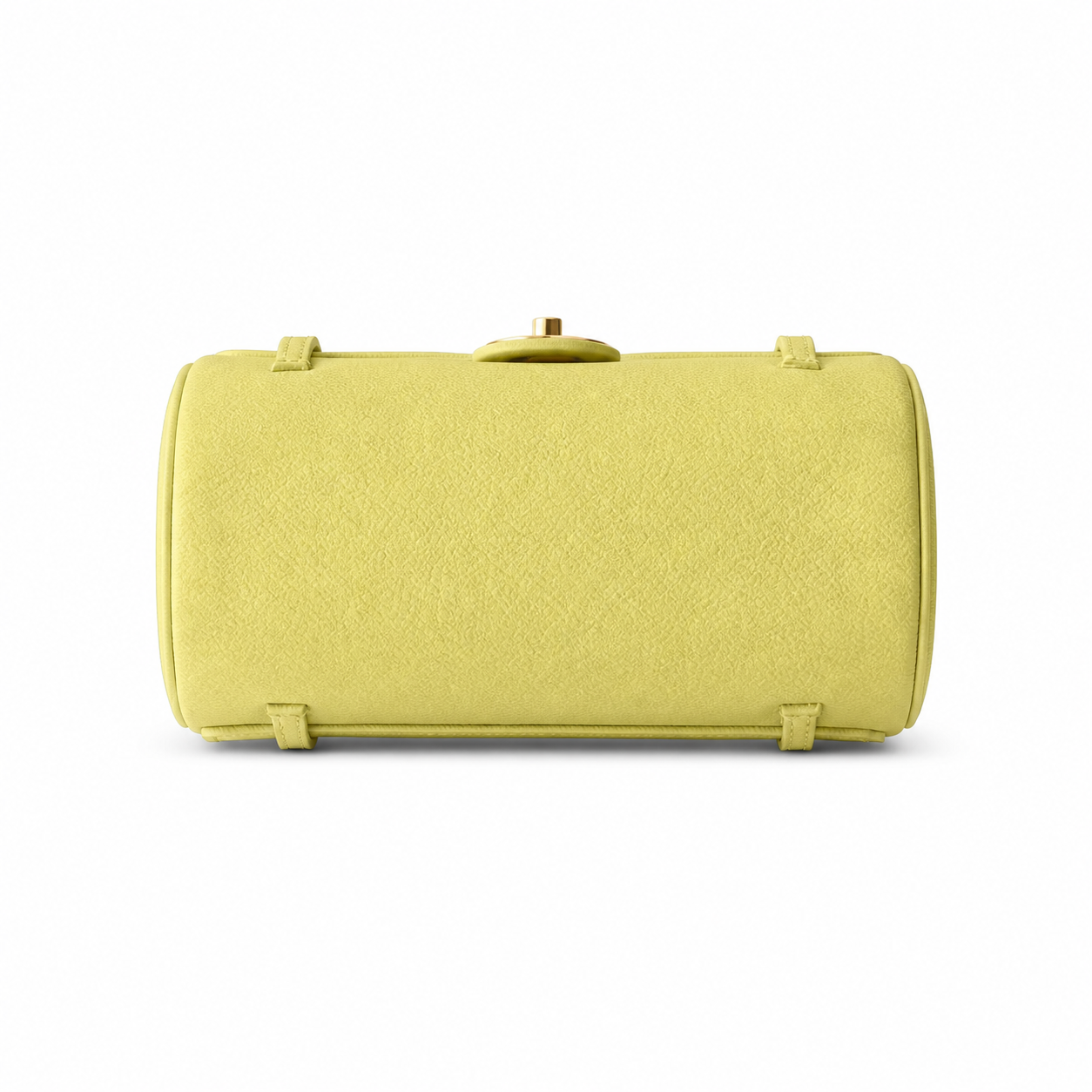 Chanel Lime Yellow Cylindrical Shoulder Bag | Triple Rope Strap — 20cm