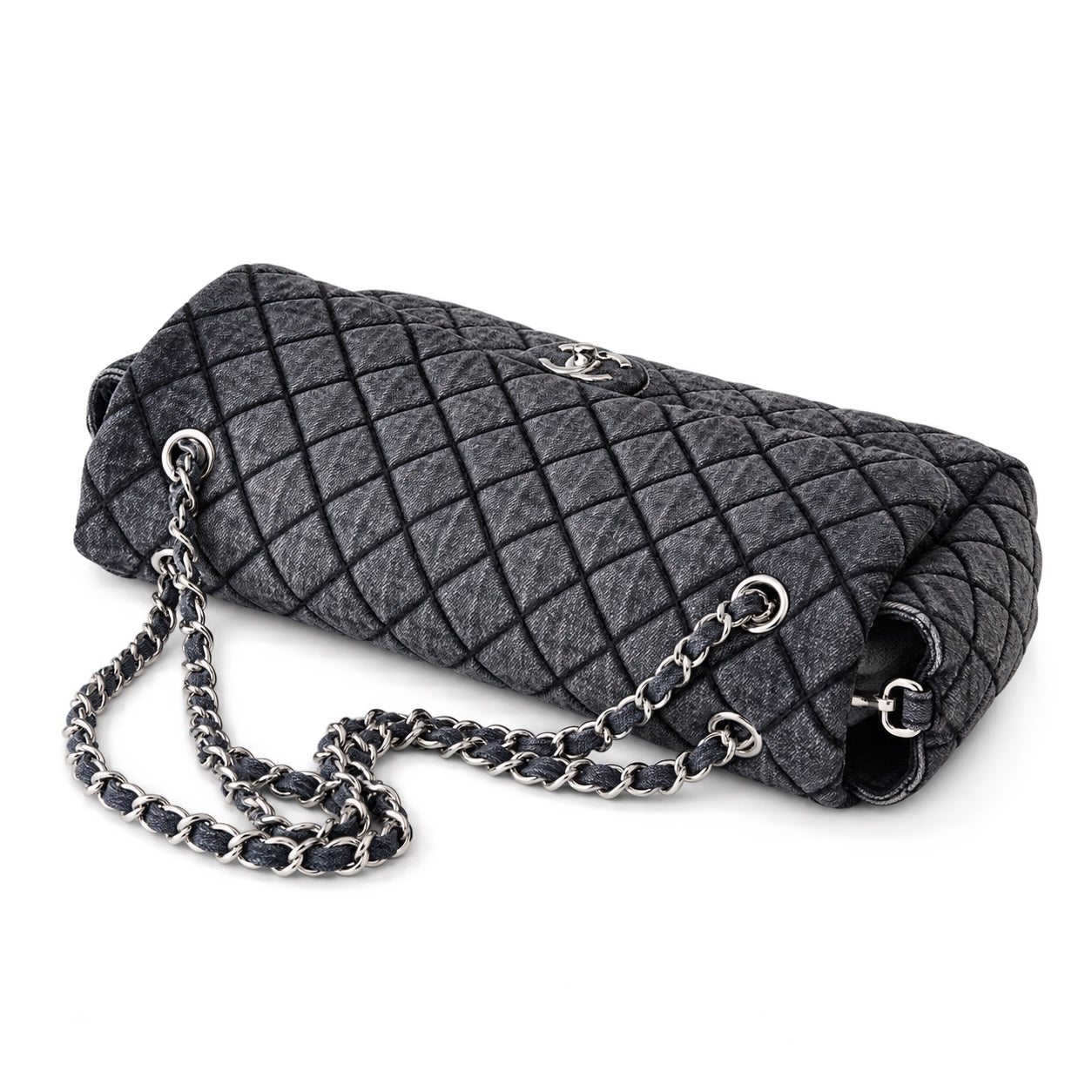 Chanel Classic Quilted Maxi Flap Bag | CC Hardware & Gold Chain — 33cm