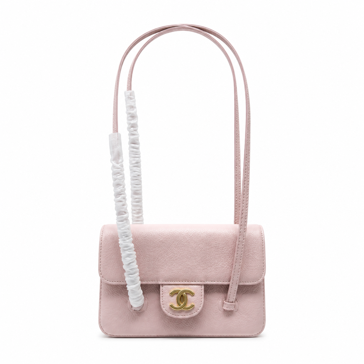 Chanel Classic Quilted Mini Horizontal Flap Bag | CC Turn-Lock Chain Strap — 17cm