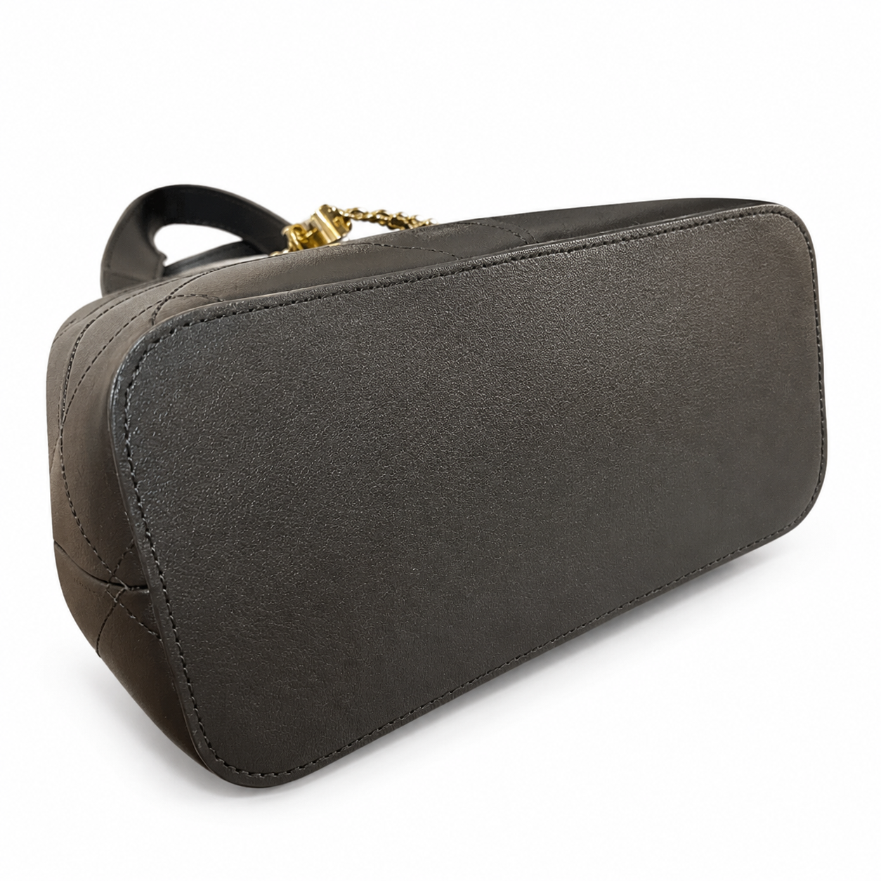 Chanel Black Quilted Leather Large Hobo Tote | Gold Bar Clasp & Arch Top Handle