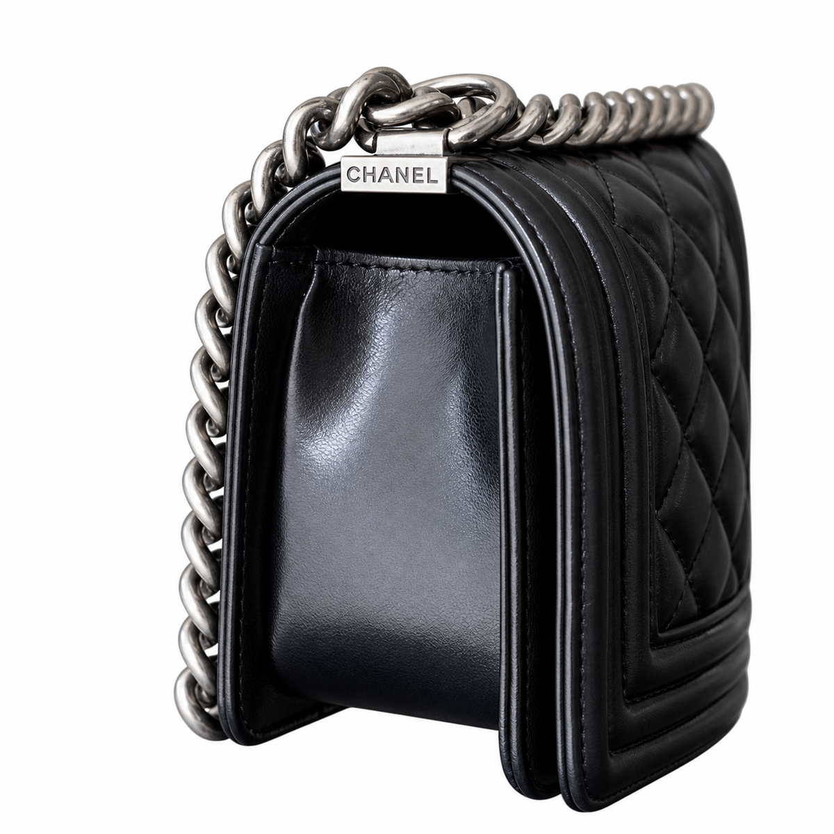 Chanel Quilted Chain Flap Bag 20cm