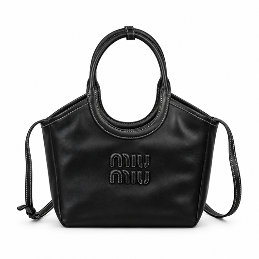 Miu Miu Top Handle Leather Bag 22cm