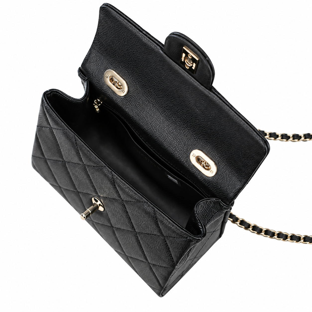Chanel Quilted Mini Box Flap Bag 16×21×9.5cm