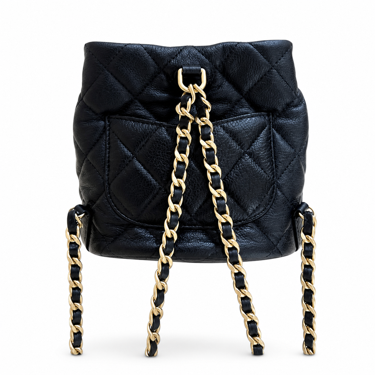 Chanel Classic Quilted Mini Backpack | CC Hardware Chain Detail — 16.5cm