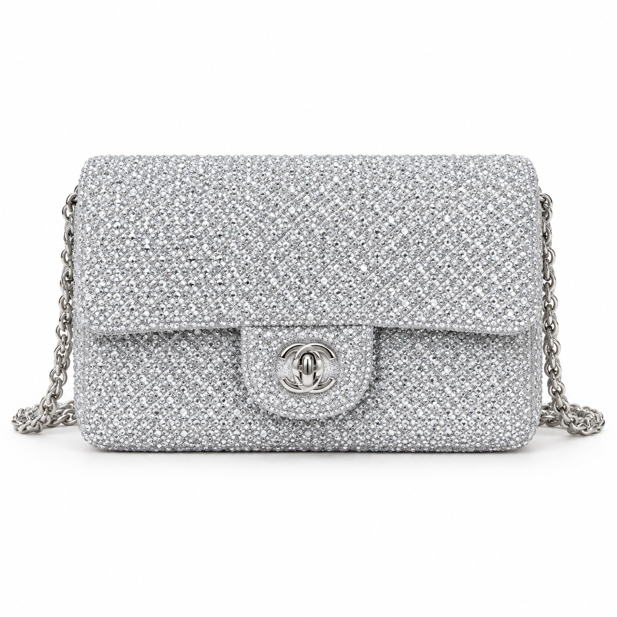 Chanel Quilted Chain Wallet Bag 12.5×20.5×6cm