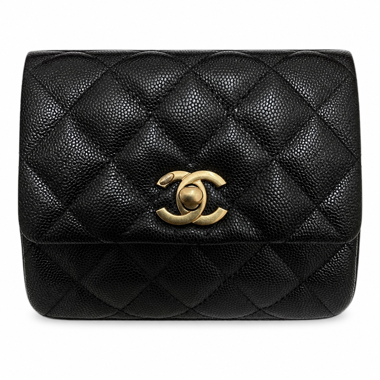 Chanel Classic CC Quilted Flap Bag | Gold Hardware & Chain — 24cm