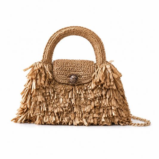 Chanel Classic Quilted Mini Flap Bag | CC Turn-Lock Leather Chain Strap — 13x19cm