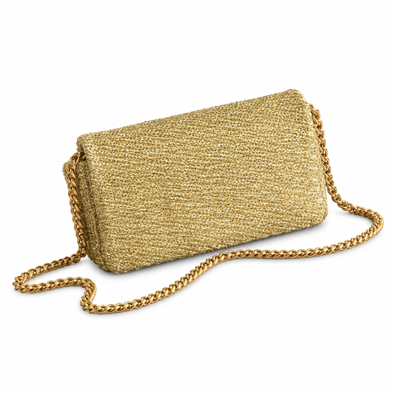 Chanel Quilted Elongated Shoulder Bag 12.5×20.5×6cm