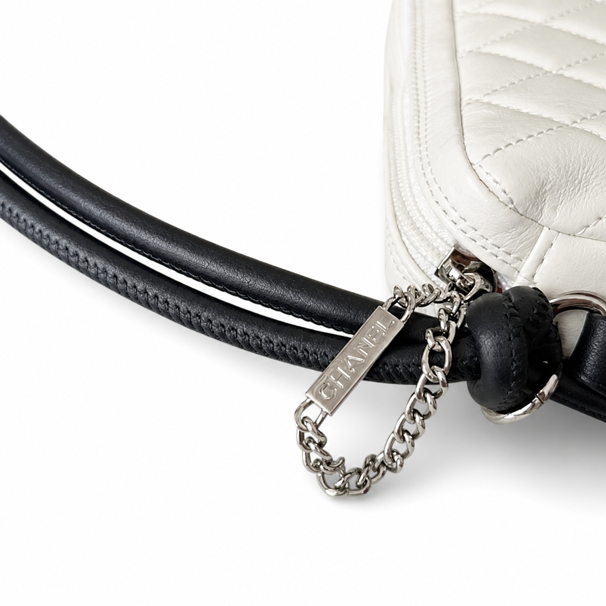 Chanel Quilted CC Mini Top Handle Evening Bag | Detachable Chain — 20cm